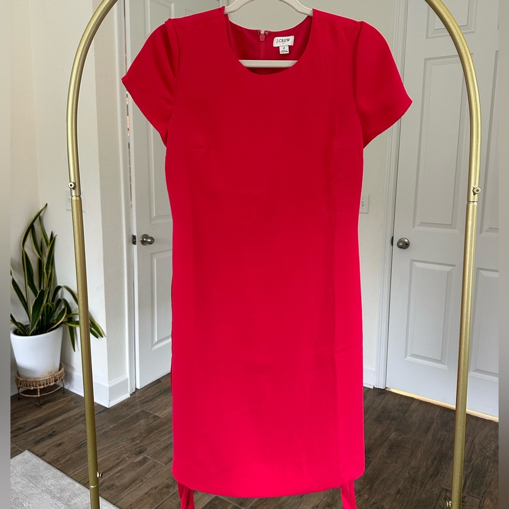 J. Crew Vibrant Pink Mini Dress